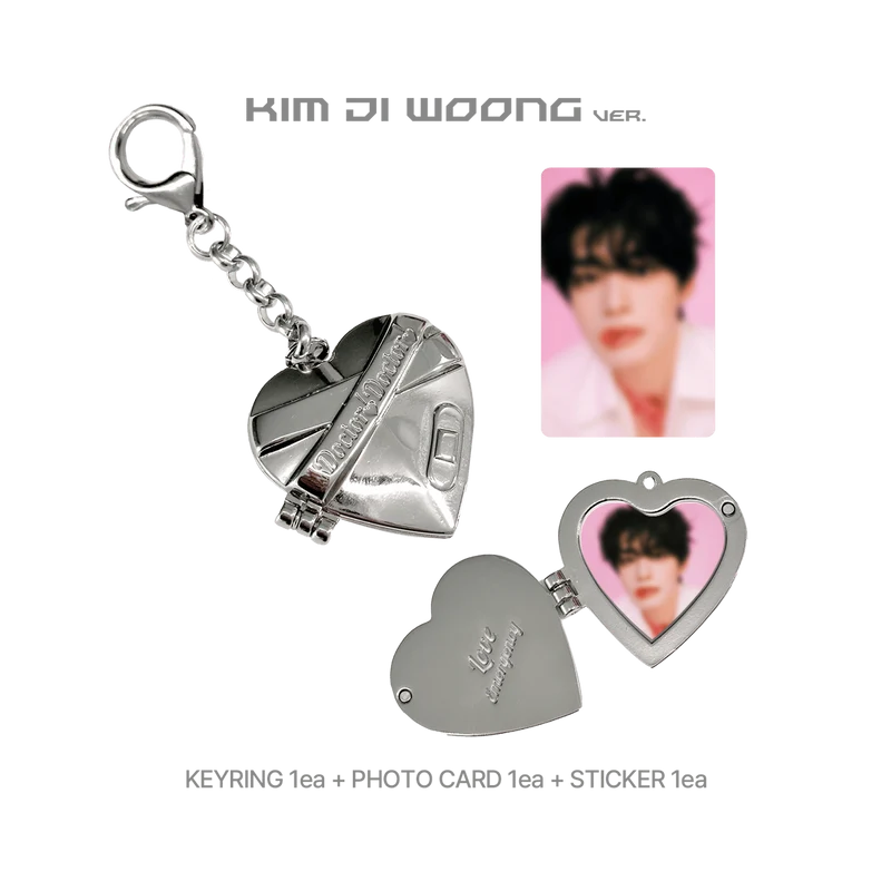 [ZEROBASEONE] Blue Paradise : Pop Up Store : Heart Pendant Keyring