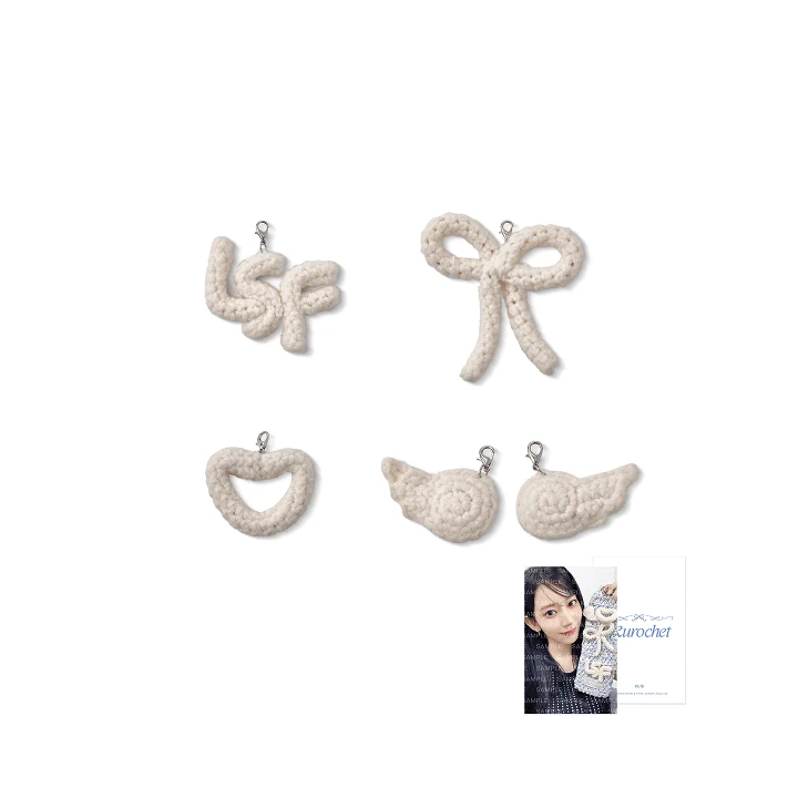 [LE SSERAFIM] Kkurochet : Pouch Charm Set