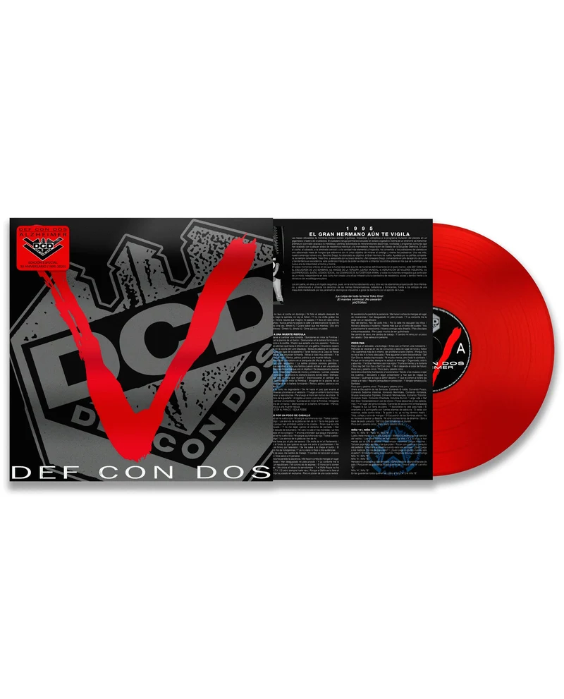 Def Con Dos - LP Vinilo Rojo "Alzheimer (Edición 30 aniversario)"