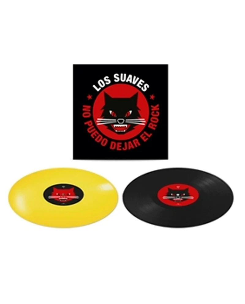 Los Suaves - 2LP Vinilo Amarillo Transparente y Negro "No puedo dejar el Rock" Reedición 2025