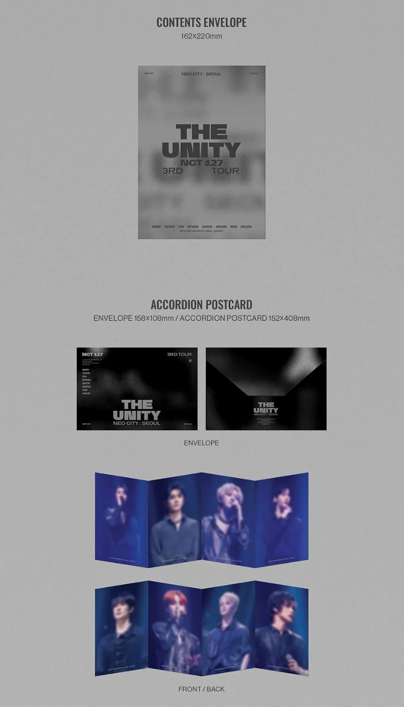 NCT 127 - 3RD TOUR 'THE UNITY' NEO CITY : SEOUL (DVD/ BLU-RAY/ DIGITAL CODE)