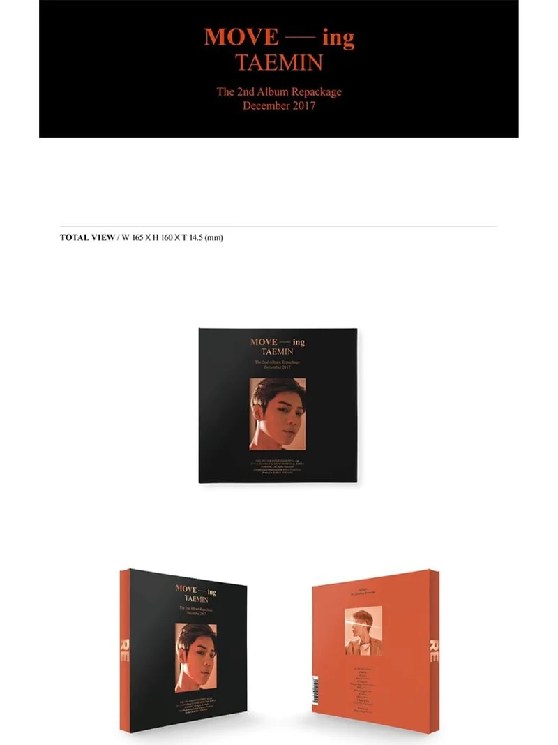 TAEMIN - VOL.2 REPACKAGE [MOVE-ING]