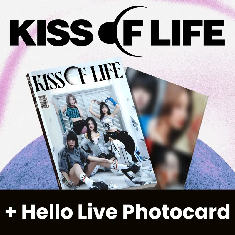 KISS OF LIFE - LOSE YOURSELF (MAGAZINE VER.) + Hello Live Photocard