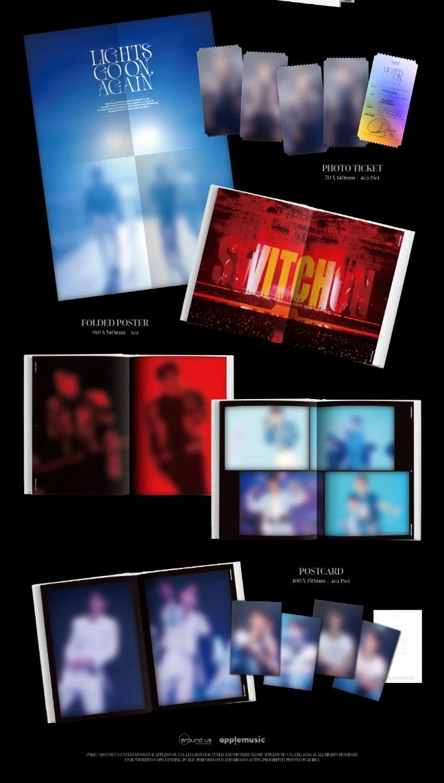 HIGHLIGHT - LIVE 2024 'LIGHTS GO ON, AGAIN' (BEHIND PHOTO BOOK)