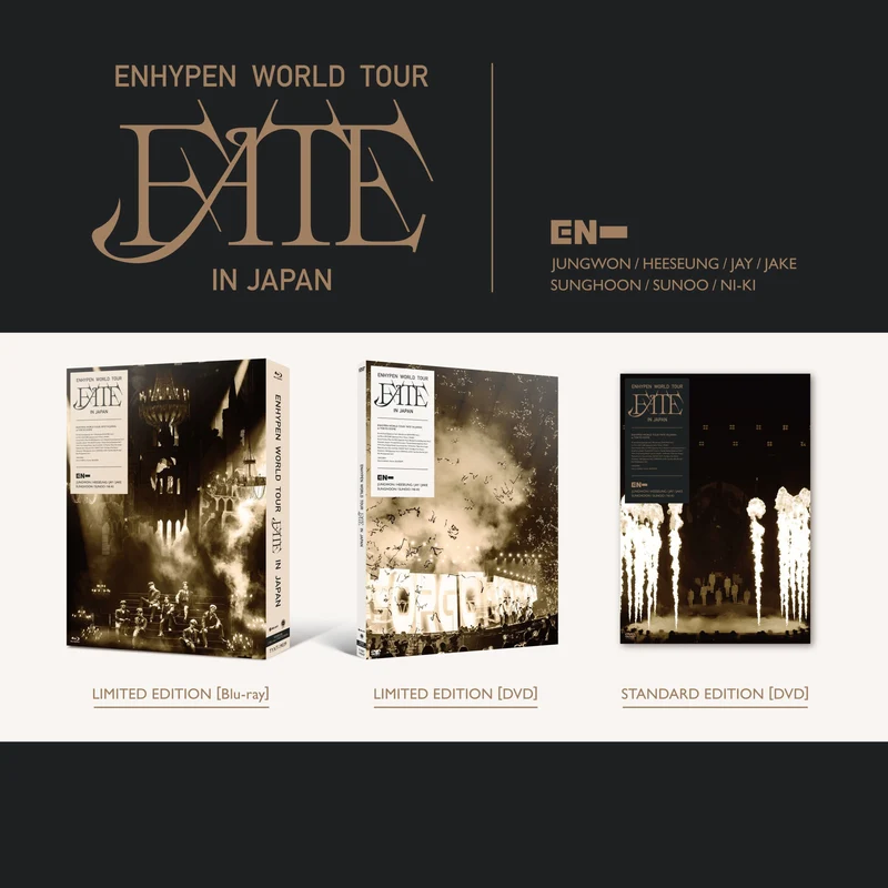 ENHYPEN - WORLD TOUR 'FATE' IN JAPAN (BLU-RAY/ DVD)