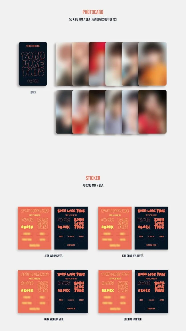 AB6IX - BORN LIKE THIS (POCA ALBUM)