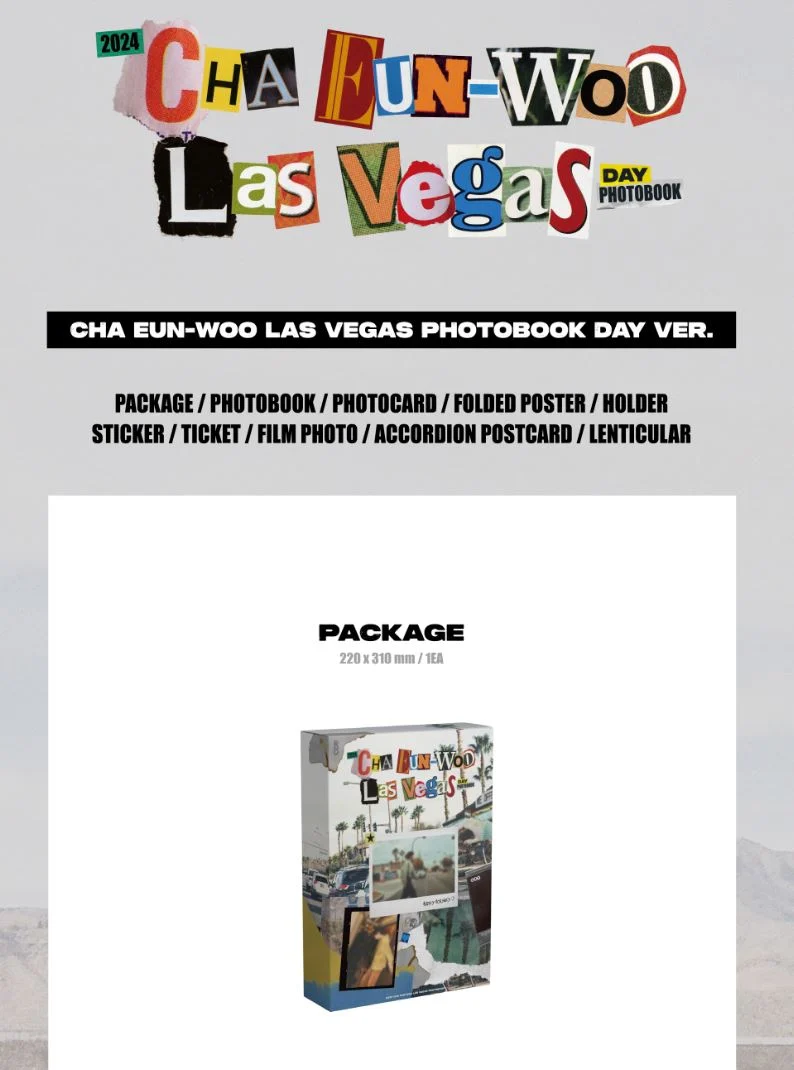 CHA EUN WOO - LAS VEGAS (PHOTOBOOK)