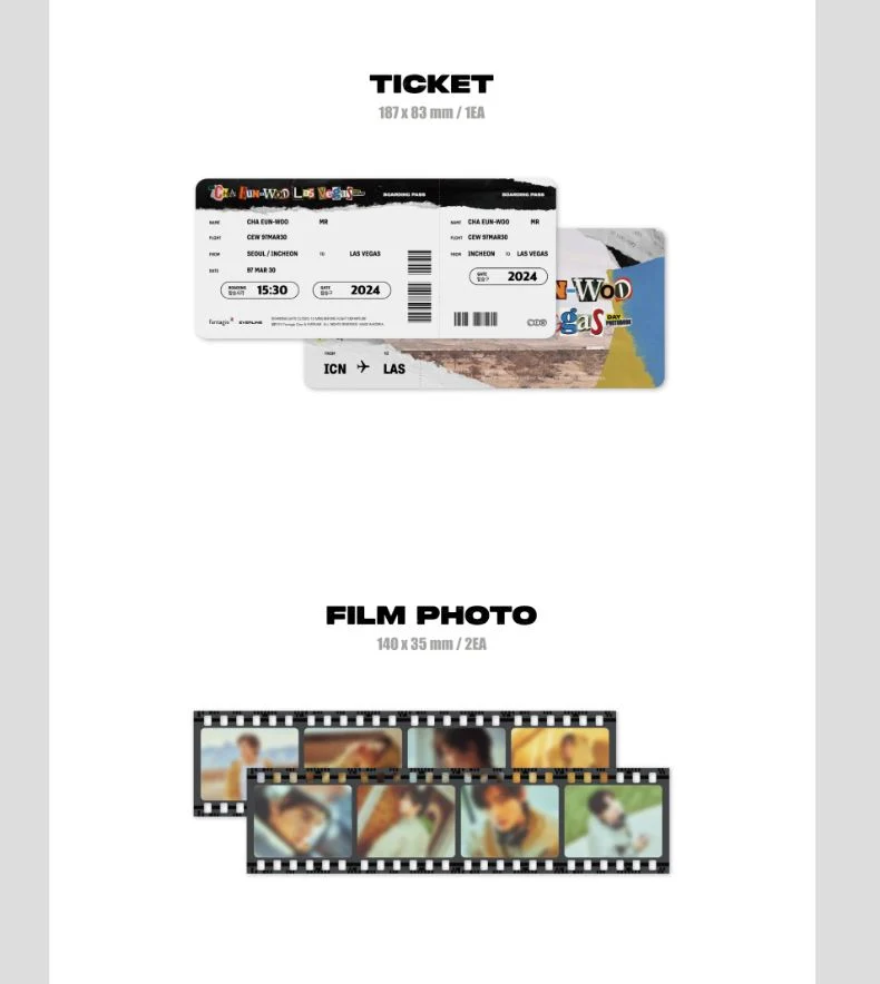 CHA EUN WOO - LAS VEGAS (PHOTOBOOK)