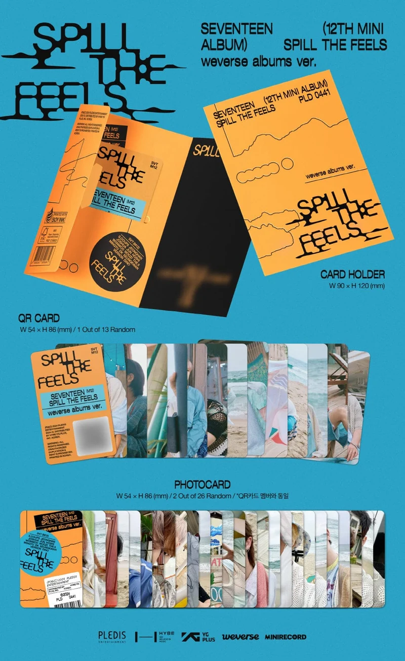 SEVENTEEN - SPILL THE FEELS (WEVERSE ALBUMS VER.)