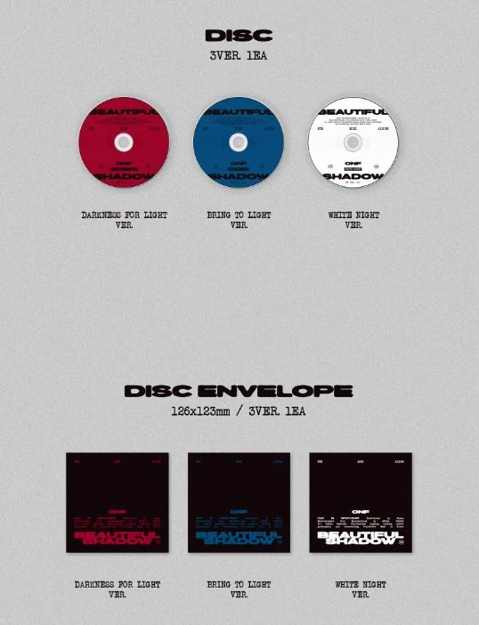ONF - BEAUTIFUL SHADOW (8TH MINI ALBUM)
