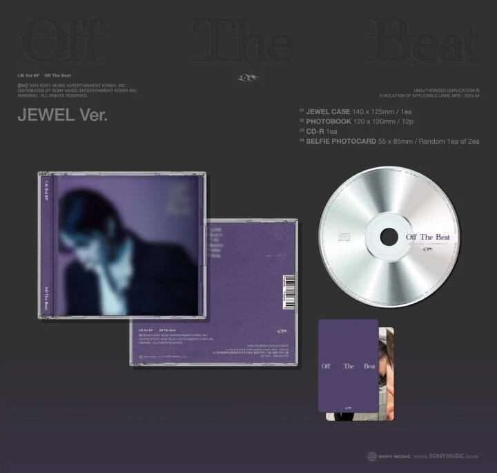 I.M (MONSTA X) - OFF THE BEAT (3RD EP) JEWEL VER.