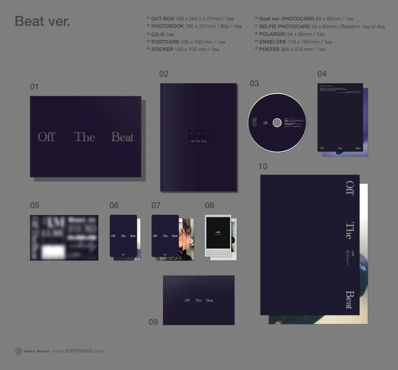 I.M (MONSTA X) - OFF THE BEAT (3RD EP)