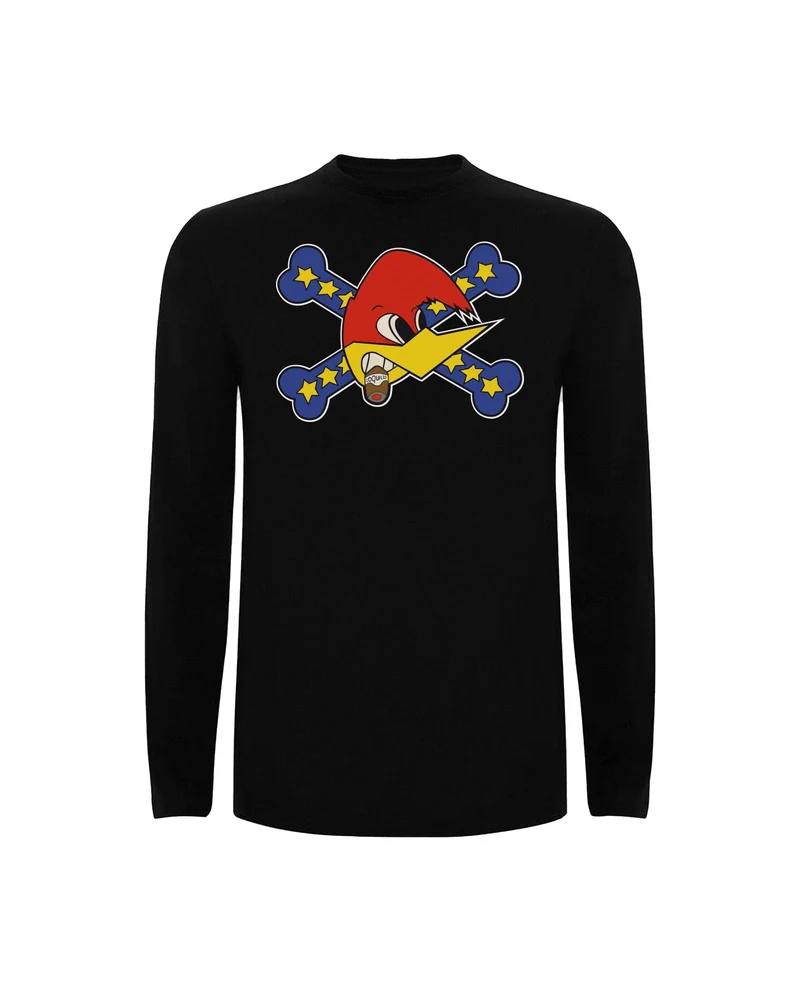 Loquillo - Camiseta Manga Larga "Logo" Negra