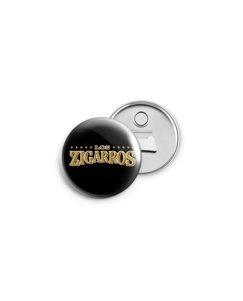 Los Zigarros - Chapa Abridor Imán "Logo"59 mm