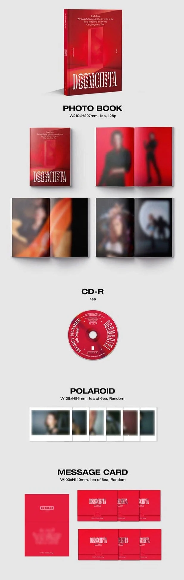 SECRET NUMBER - [DOOMCHITA] LIMITED EDITION 4TH SINGLE ALBUM