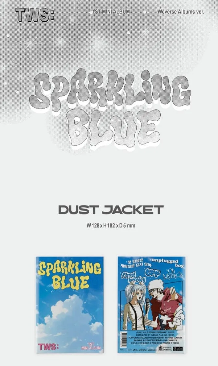 TWS - SPARKLING BLUE (1ST MINI ALBUM) WEVERSE ALBUMS VER.