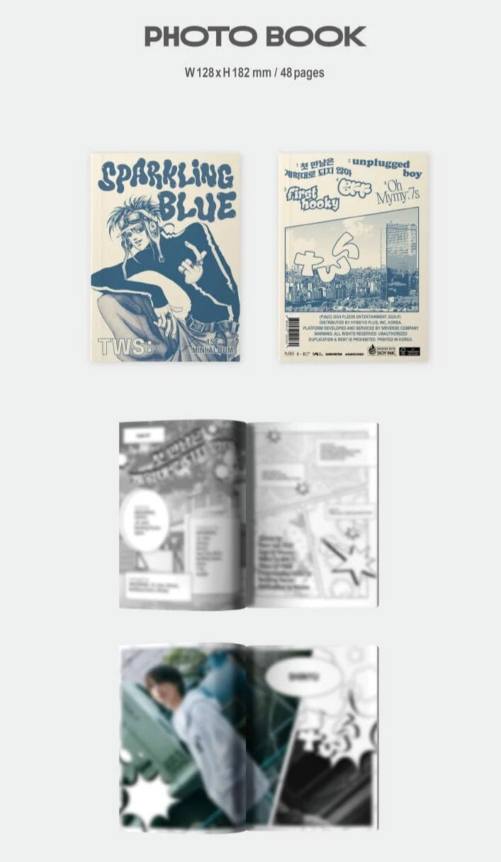 TWS - SPARKLING BLUE (1ST MINI ALBUM) WEVERSE ALBUMS VER.
