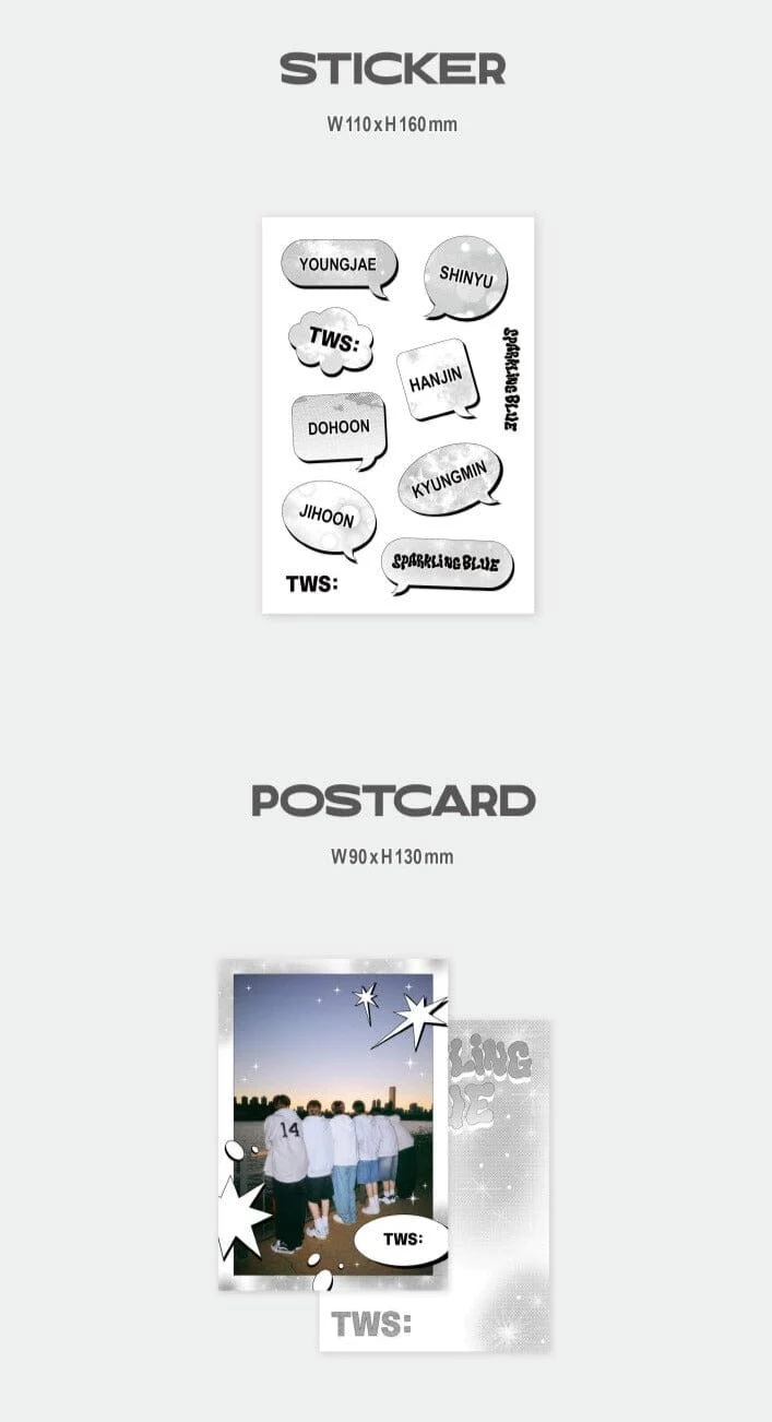 TWS - SPARKLING BLUE (1ST MINI ALBUM) WEVERSE ALBUMS VER.