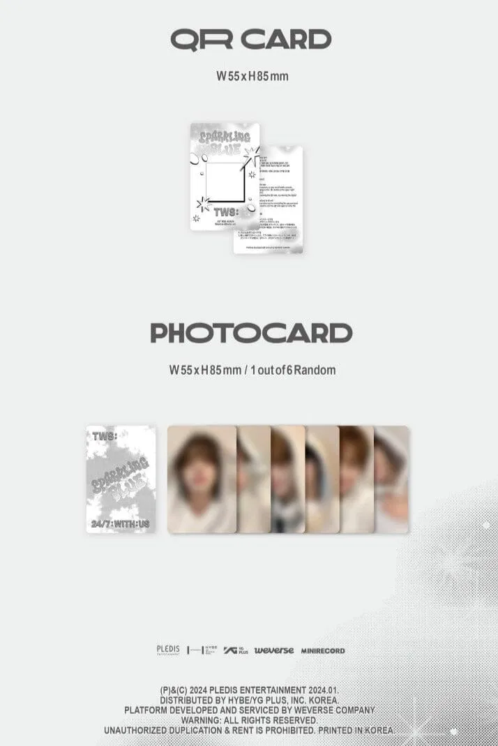 TWS - SPARKLING BLUE (1ST MINI ALBUM) WEVERSE ALBUMS VER.