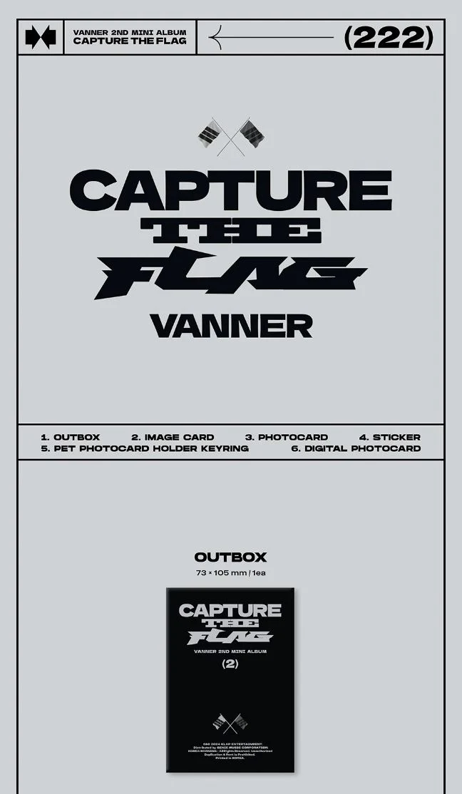VANNER - CAPTURE THE FLAG (2ND MINI ALBUM) PLVE VER.