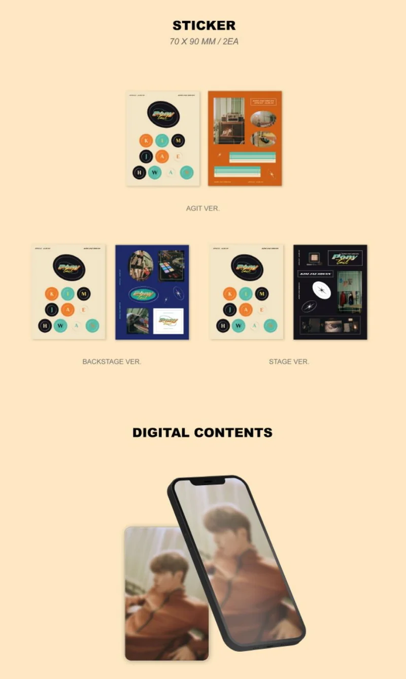 KIM JAE HWAN - PONYTAIL (POCA ALBUM)