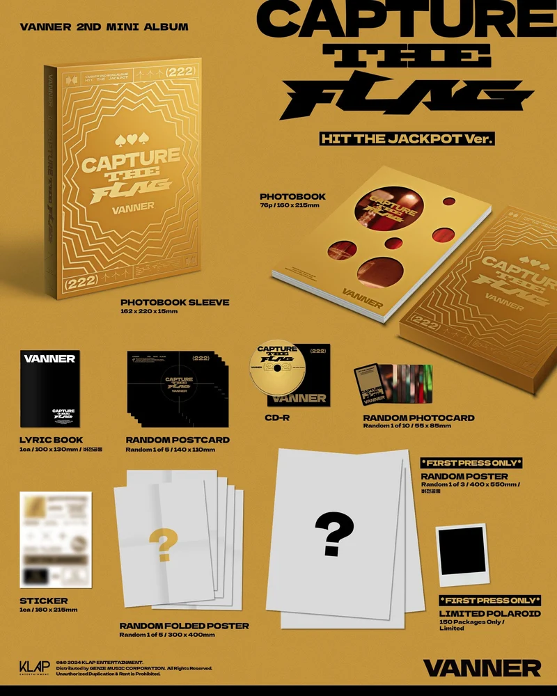 VANNER - CAPTURE THE FLAG (2ND MINI ALBUM)