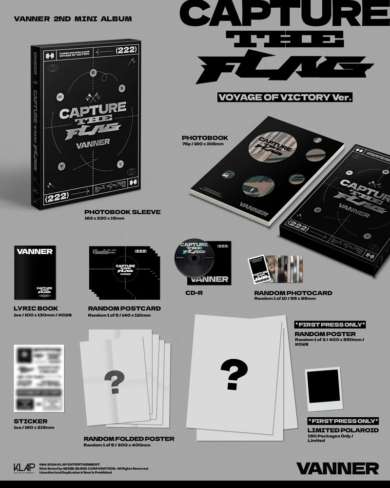VANNER - CAPTURE THE FLAG (2ND MINI ALBUM)