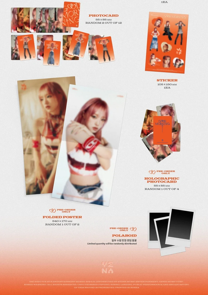 CHOI YENA - GOOD MORNING (3RD MINI ALBUM)
