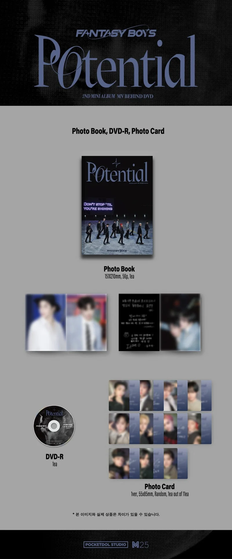 FANTASY BOYS - POTENTIAL DVD (2ND MINI ALBUM MV BEHIND DVD)