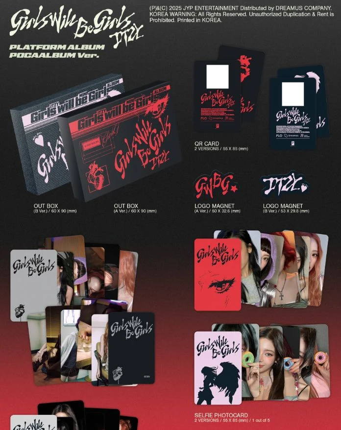 ITZY - GIRLS WILL BE GIRLS (PLATFORM ALBUM POCA ALBUM)