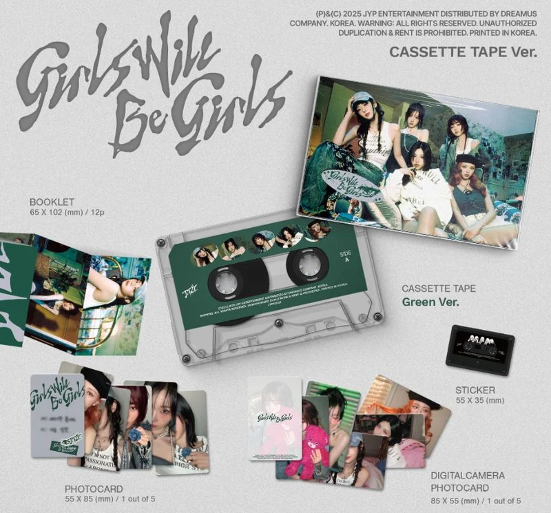 ITZY - GIRLS WILL BE GIRLS (CASSETTE TAPE VER.)