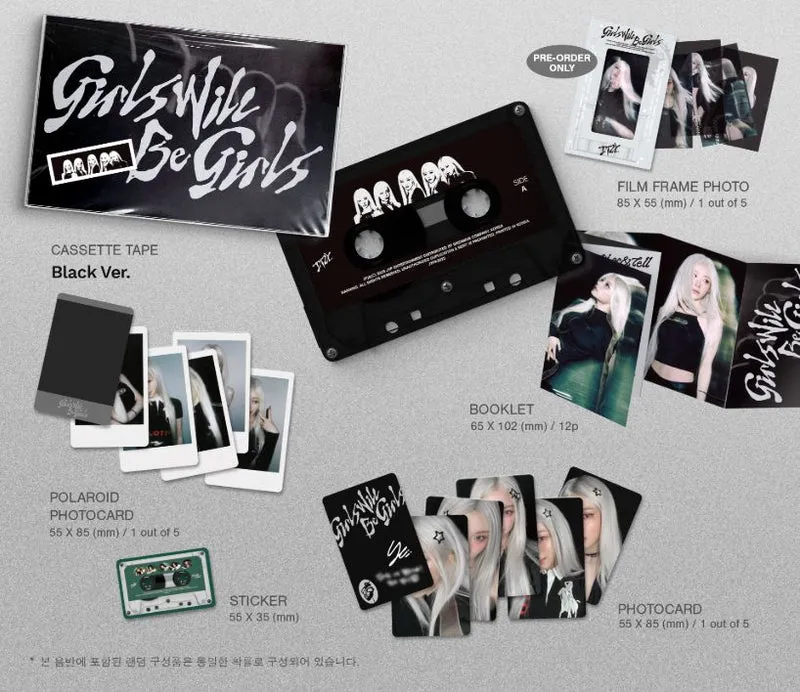 ITZY - GIRLS WILL BE GIRLS (CASSETTE TAPE VER.)