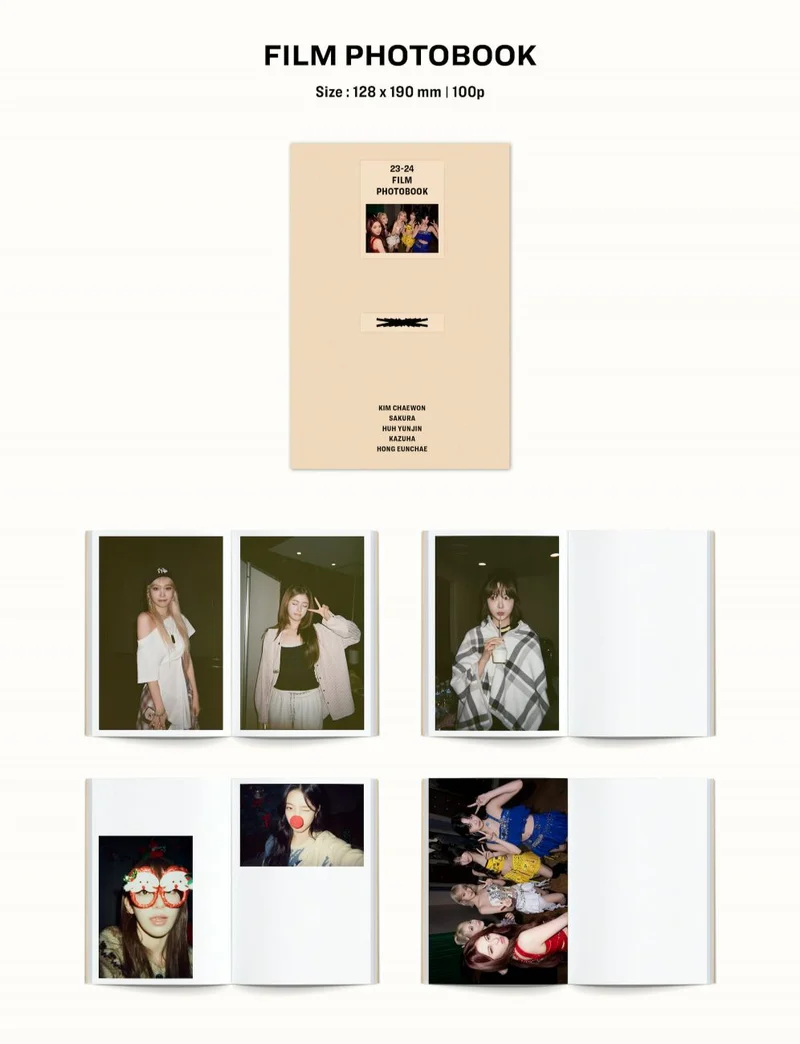 LE SSERAFIM - 'ON-OFF 23-24' FILM PHOTOBOOK