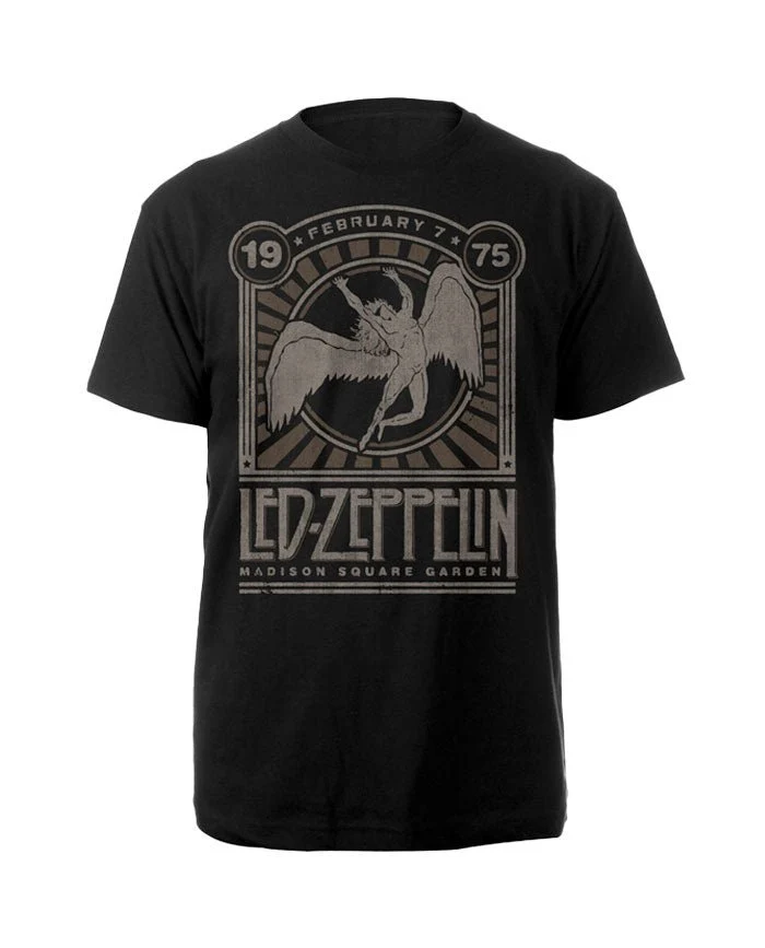 Led Zeppelin - Camiseta "Madison Square Garden 1975 Event" Unisex