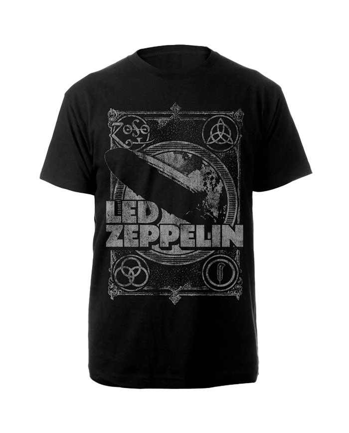 Led Zeppelin - Camiseta "Vintage Print LZ1" Unisex