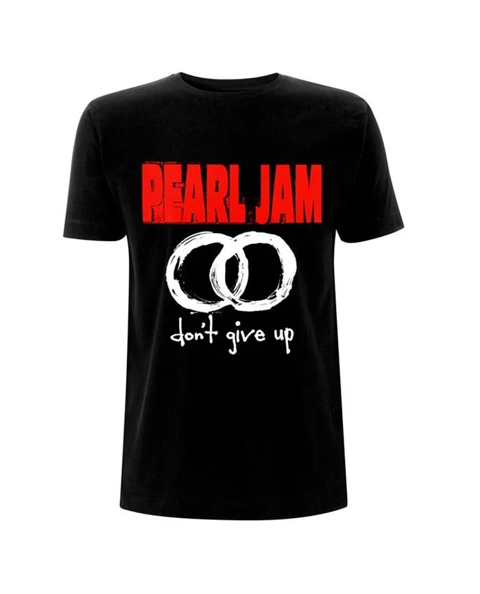 Pearl Jam - Camiseta "Don't Give Up" Unisex Negra