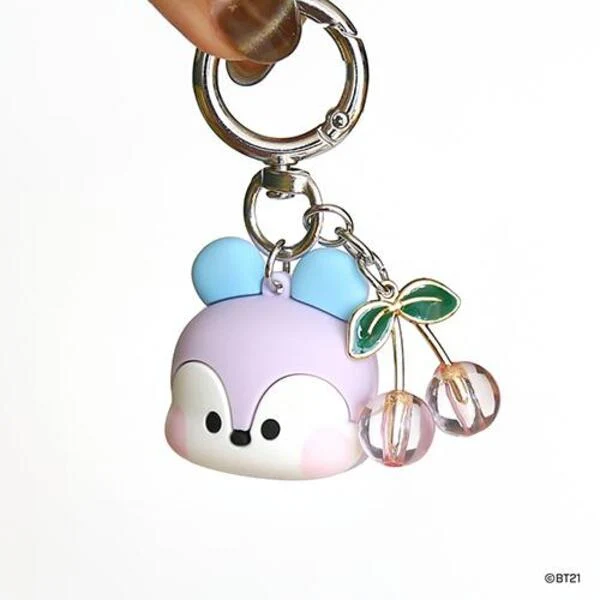 BT21 minini Face Cap Key Ring