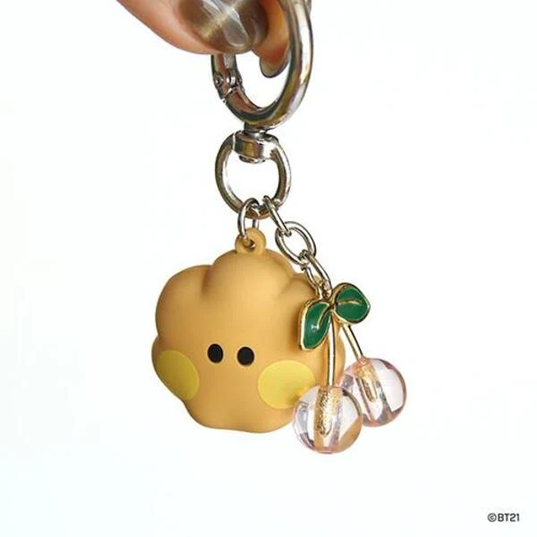 BT21 minini Face Cap Key Ring