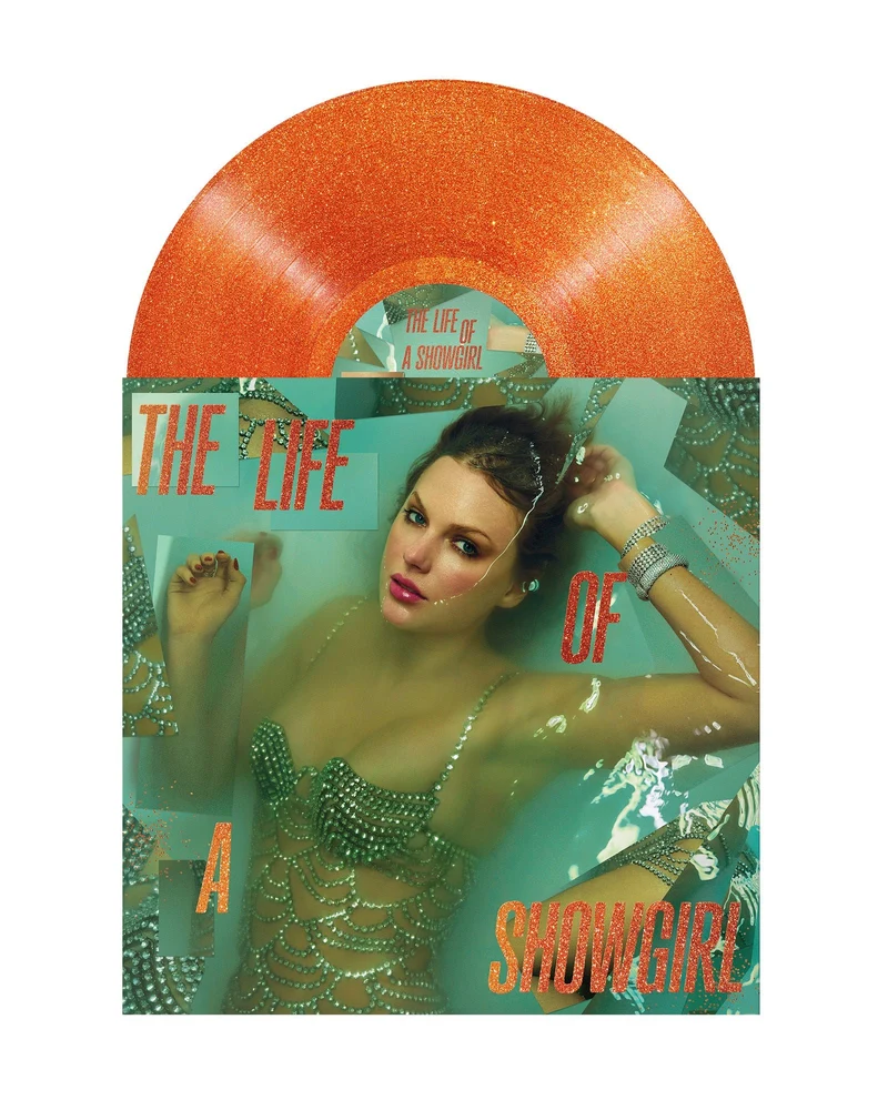 Taylor Swift - LP Vinilo Naranja con purpurina "The Life Of A Showgirl"