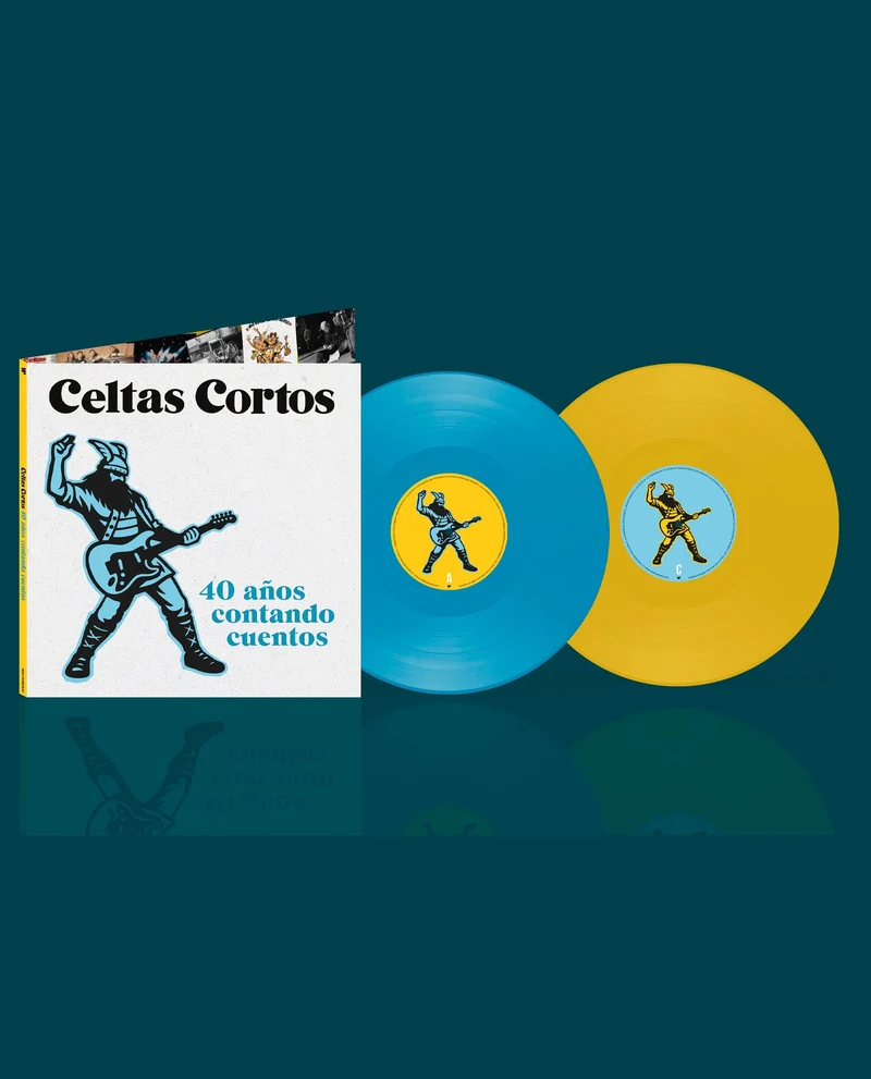 Celtas Cortos - 2LP Vinilo Amarillo y Azul "40 años contando cuentos"