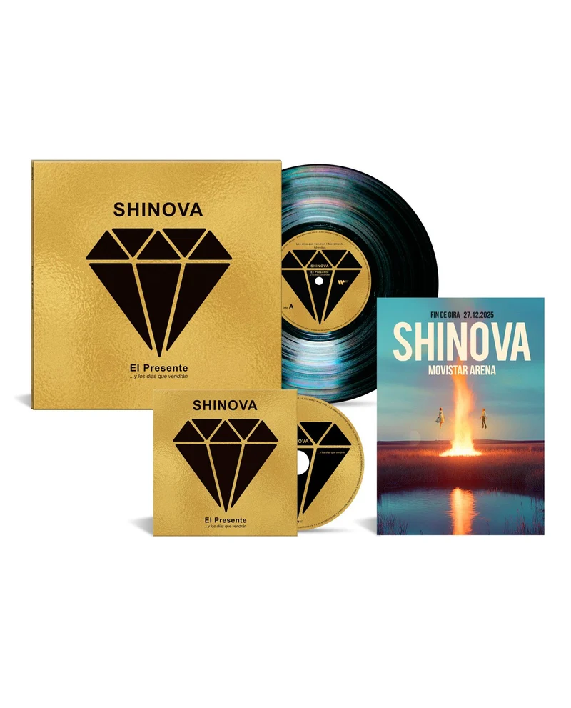 Shinova - LP Vinilo 10" + CD + POSTAL FIRMADA "El presente... y los días que vendrán"