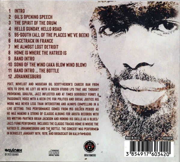 Gil Scott-Heron And His Midnight Band | Live 1978 [CD]