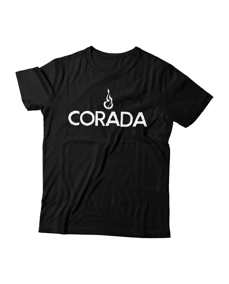 Corada - Camiseta Corada "Logo" Unisex Negra