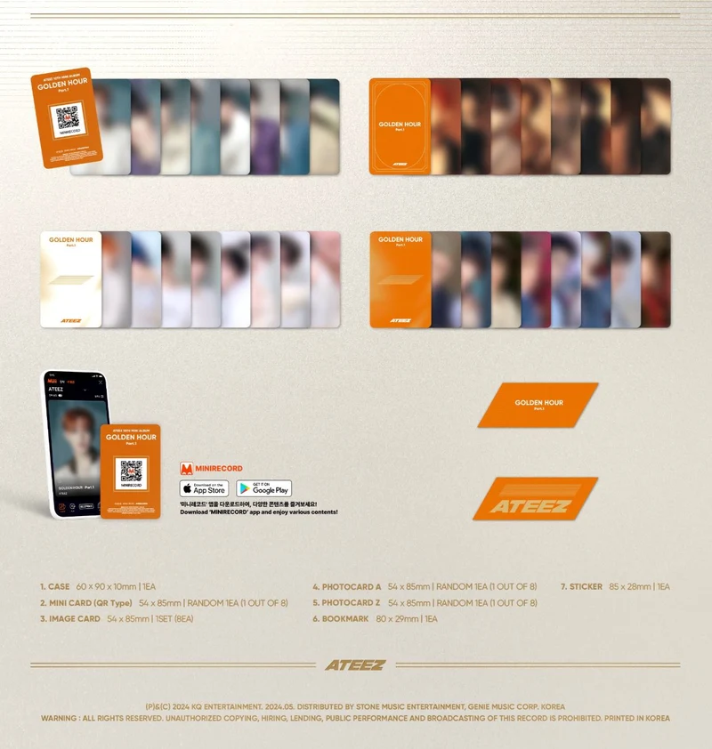 ATEEZ - GOLDEN HOUR : PART 1 (10TH MINI ALBUM) PLATFORM VER.