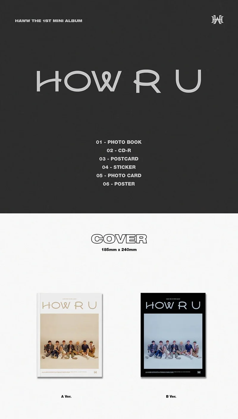 HAWW - HOW R U (1st Mini Album)