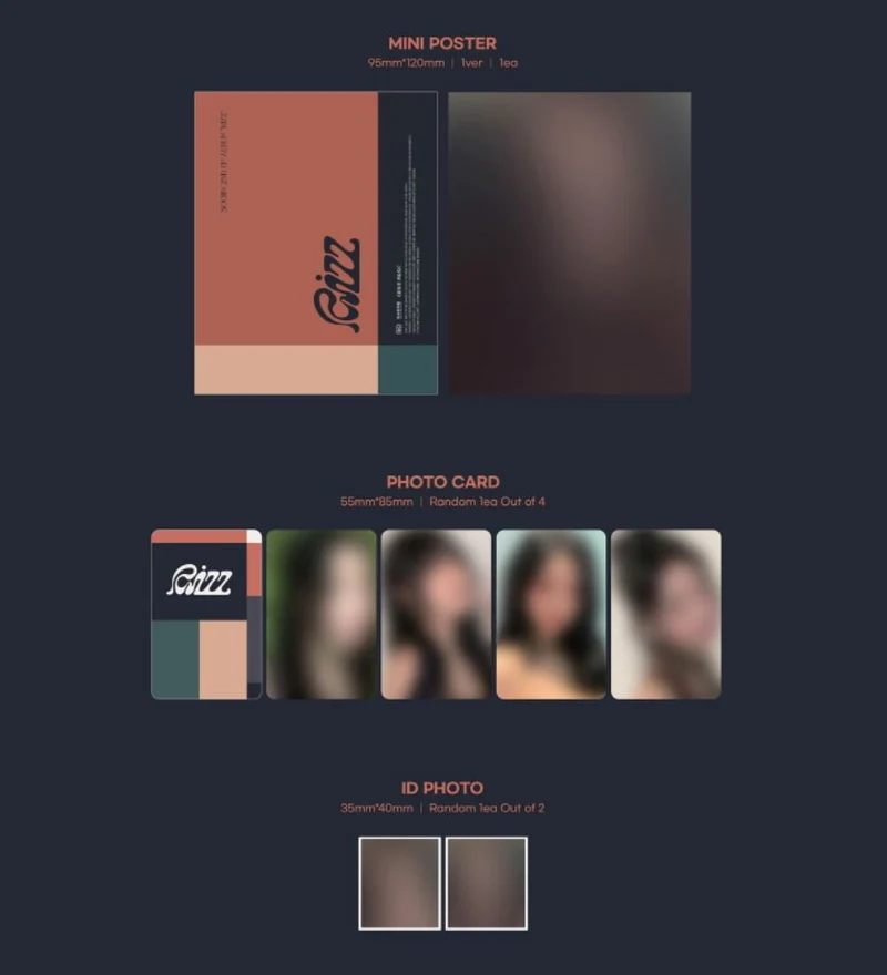 SOOJIN (Ex-(G)I-DLE) - RIZZ (2ND MINI ALBUM) JEWEL VER.