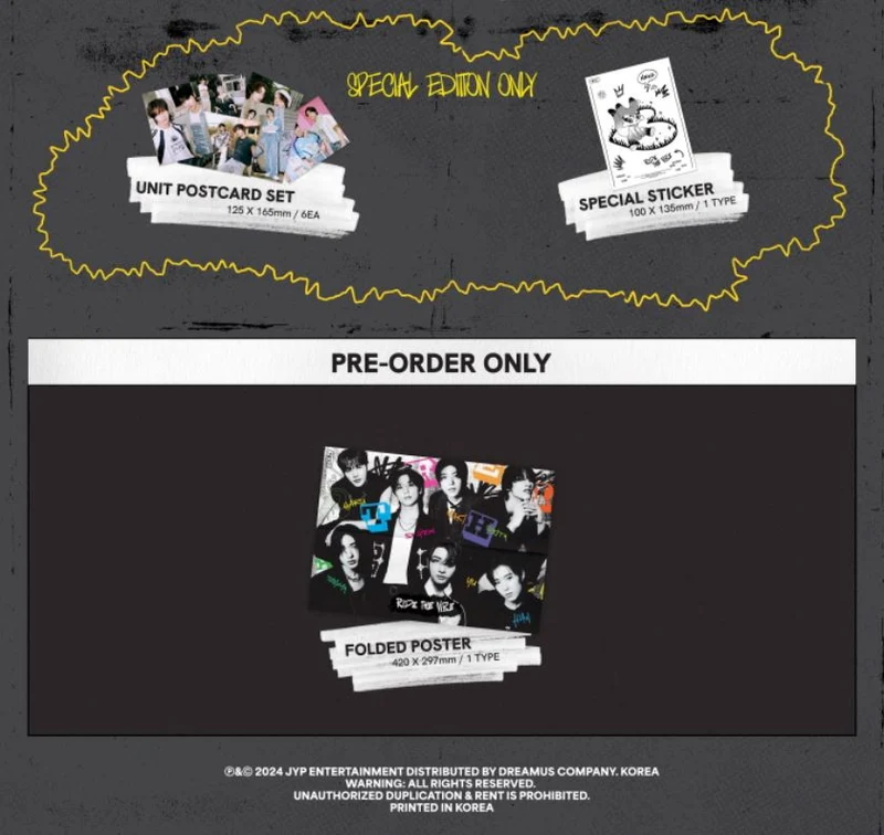 NEXZ - RIDE THE VIBE (KOREA 1ST SINGLE ALBUM) SPECIAL EDITION