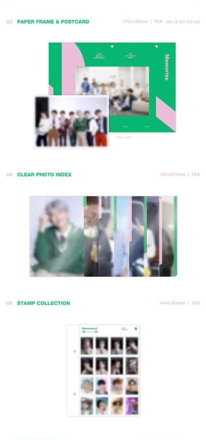 BTS - MEMORIES OF 2020 DVD