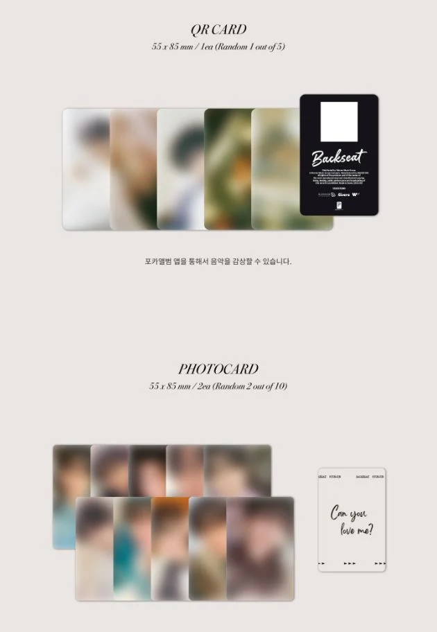 HYUNJUN (THE BOYZ) - BACKSEAT (5TH SINGLE ALBUM) POCA ALBUM