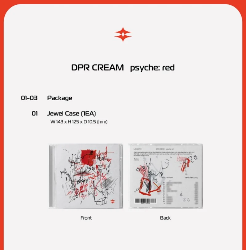 DPR CREAM - PSYCHE: RED